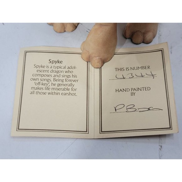 The World Of Krystonia Figurine SPYKE #4344 Dragon Fantasy Figurine - Picture 7 of 7